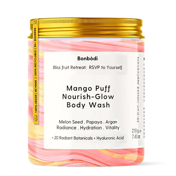 Bonbodi Mango Puff Nourish-Glow Body Wash - Bliss Fruit Retreat