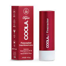 Coola Liplux Tinted  Sunscreen Lip Balm Firecracker